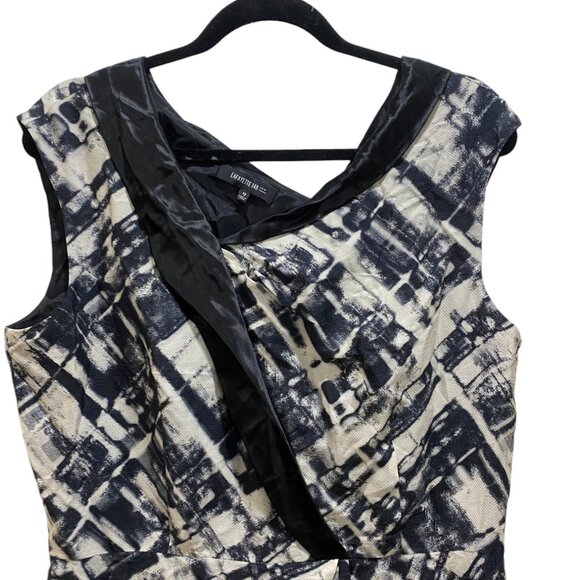 Lafayette 148 Sheath Abstract Patterned Dress - Picture 4 of 5